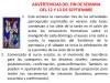 Advertencias 20260913y14